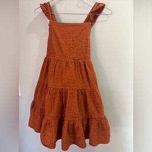 Rachel Zoe Dress for teens. Size 12. Color is like a orange rust color